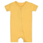Gerber Unisex Baby Buttery-Soft Short Sleeve With Viscose Made Eucalyptus Romper, Honey, 18 Months Us