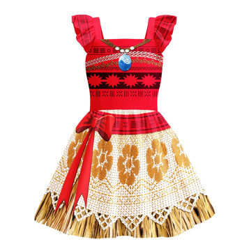 Zqdlqke Cute Cartoon Dress For Girls Little Princess Cartoon Movie Costume For 2-12Y Kids Party Outfits