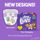 Luvs Size 7 Baby Diapers, Platinum Protection Bluey Diapers For Day & Night, Size 7, 54 Count (Packaging May Vary)