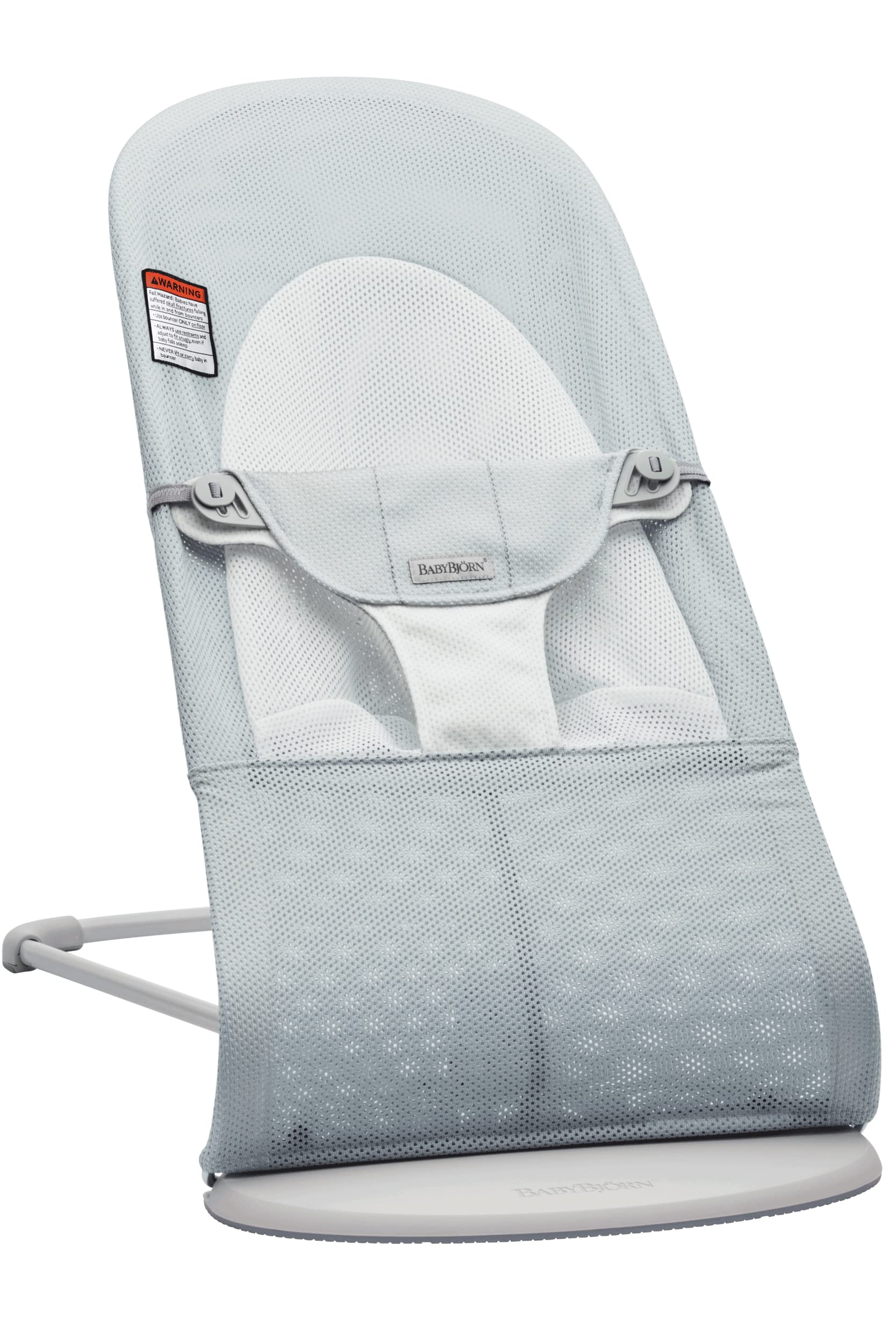 BabyBjrn Bouncer Balance Soft, Mesh, Silver/White (005029US)