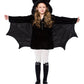 Yolsun Girls' Vampire Bat Costume, Halloween Animal Cute Dress Up (8-10Y(Suggested Height:54'-59' ), Black-1)