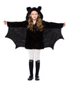 Yolsun Girls' Vampire Bat Costume, Halloween Animal Cute Dress Up (8-10Y(Suggested Height:54'-59' ), Black-1)