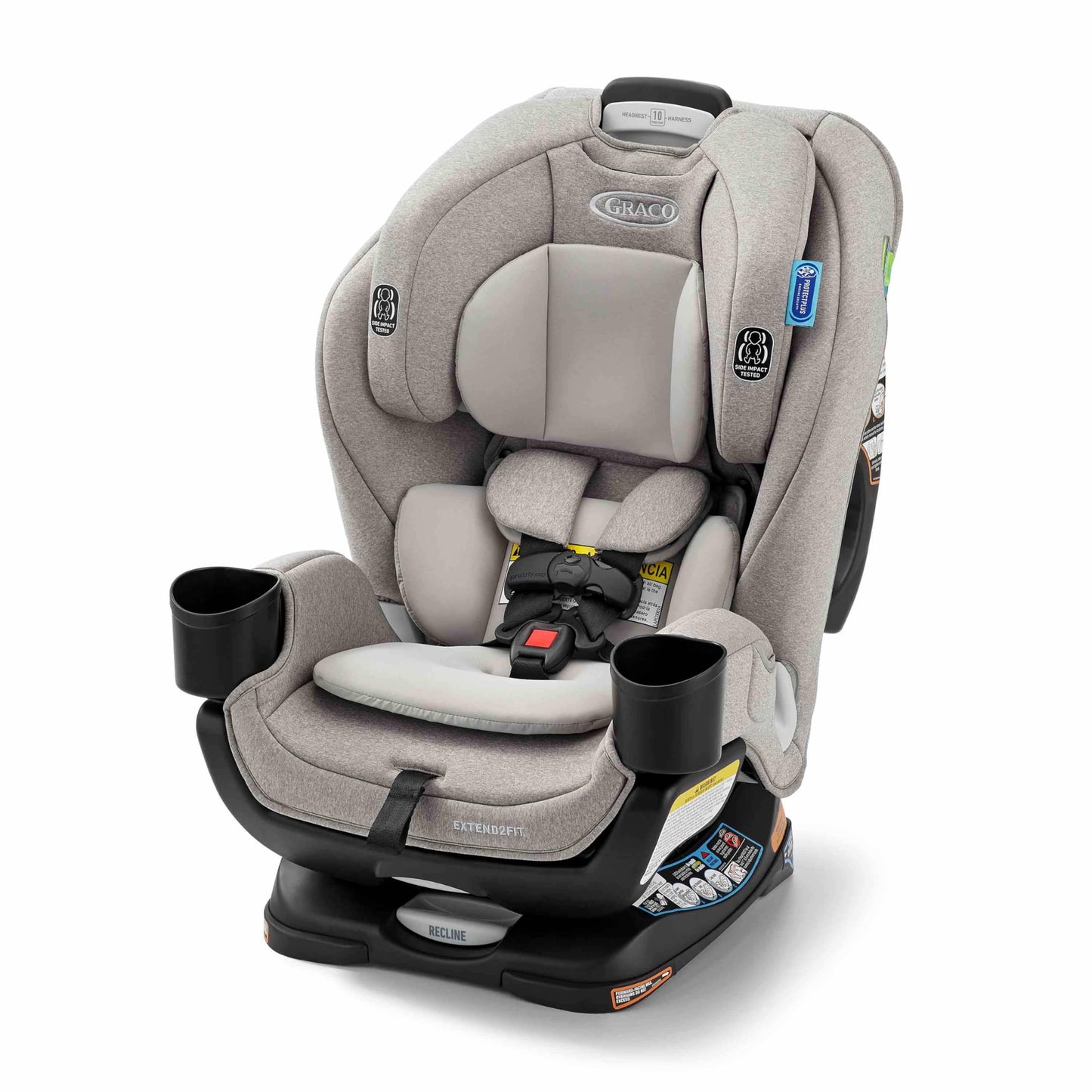 Graco Extend2Fit 3 in 1 Car Seat, Ride Rear Facing Longer, Garner, 21.56 pounds