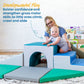 Ecr4Kids Softzone Lincoln Tunnel Climber, Toddler Playset, Contemporary, 9-Piece