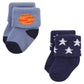 Hudson Baby Unisex Baby Cotton Rich Newborn And Terry Socks, Solar System, 0-6 Months