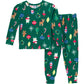 Gerber Unisex Baby Infant 2-Piece Holiday Family Matching Pajamas, Ornaments