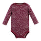 Hudson Baby Unisex Baby Cotton Long-Sleeve Bodysuits, Little Love Flowers 5-Pack, 3-6 Months