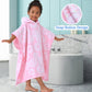Voova & Movas Thick Hooded Bath Towel Poncho For Kids (4-8Years) - Soft, Absorbent Turkish Cotton Swim Towel Robe, Perfect For B