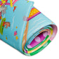 Baby Care Play Mat (Large, Playful - Zoo Town) 82 x 55 Original One-Piece Reversible Rollable Waterproof Play Mat for Infant