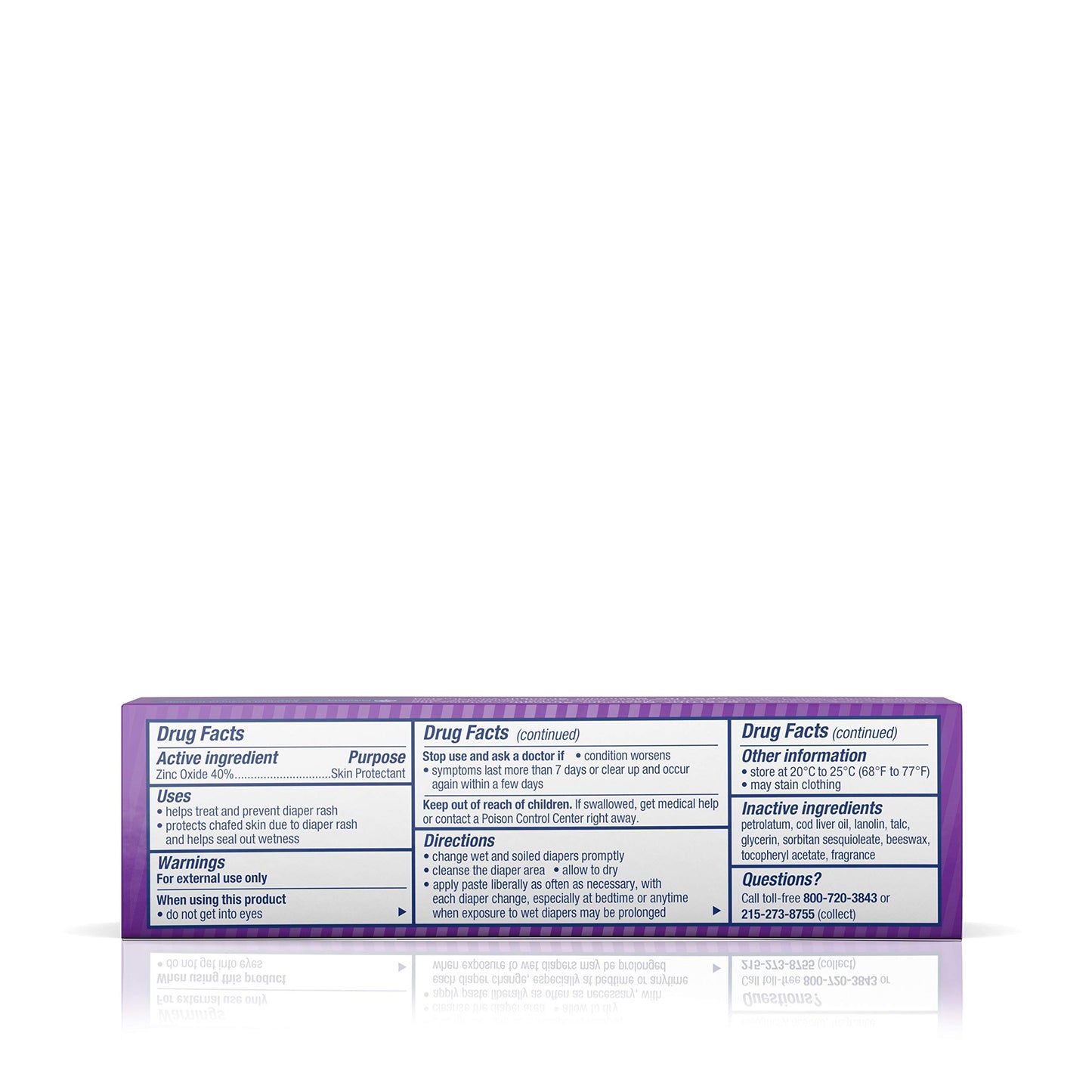 Desitin Maximum Strength Baby Diaper Rash Cream With 40% Zinc Oxide, Travel Size, 1 Oz (Pack Of 6)