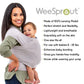 WeeSprout Baby Wraps Carrier - Perfect Baby Carrier Wrap Sling for Newborn and Infant, Enhances Baby Bonding, Soft and Breathabl
