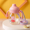Peppa Pig Sippy Cup for Toddlers with Handles and Strap, Pink,Pack of 1