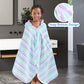 Voova & Movas Kids Hooded Bath Towels(3-10Years),Absorbent Quick Dry Lightweight Hooded Cotton Towel For Pool | Swim | Beach | B