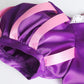 Relibeauty Girls Dress Puff Sleeve Princess Costume, 10, Purple(With Accessories)
