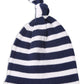 Izzy And Owie Beach Crab Striped Baby Hat, Navy Blue, 0-24 Months