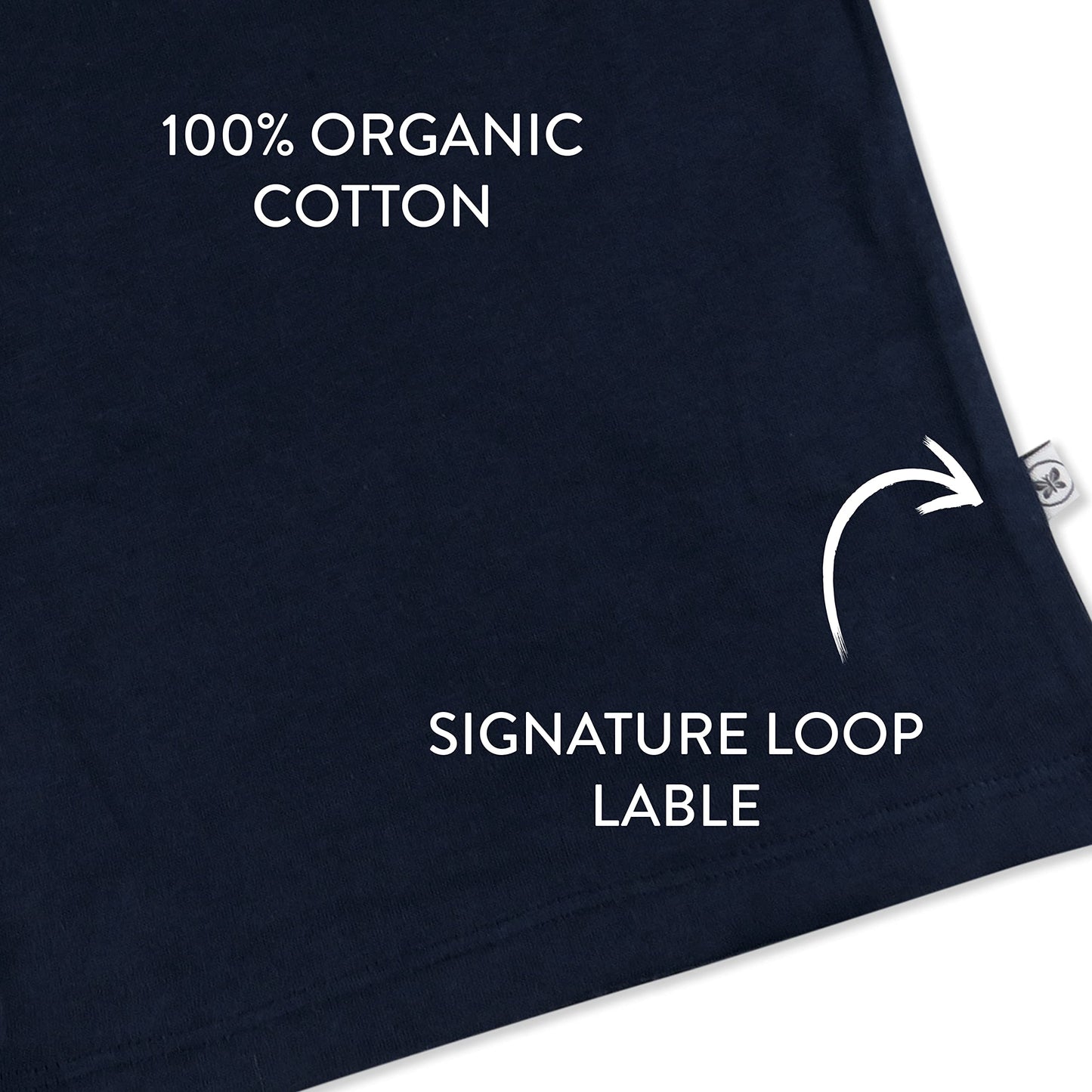 Honestbaby Unisex Baby 4-Pack Organic Cotton Short Sleeve T-Shirts T Shirt, Blue Ombre, 0-3 Months Us