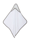 Bacati - Sports Muslin Set Of 3 Wash Cloths Or Hooded Towel (Hooded Towel, Soccerball Green/Grey)