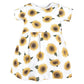 Hudson Baby Baby Girls Cotton Dresses Casual Dress, Sunflower, 2T Us