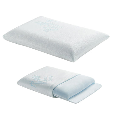 Attababy Toddler Pillow, Adjustable Memory Foam Small/Mini Pillow For Toddler 2 Years & Above, For Kids Sleeping, Napping Or Tra