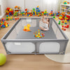Baby Playpen 79x79 Extra Large Play Pen for Babies and Toddlers, Safety Baby Play Yard & Fence with Dual Zipper Doors, Dual Stor