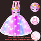 Kakalver Unicorn Costume For Girls Led Light Up Unicorn Dress For Halloween Dress Up Unicorn Birthday Decorations Gifts