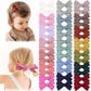 Oaoleer Baby Hair Clips, 40Pcs Fully Lined Hair Bows For Girls Toddler Babies Kids Baby, Non Slip Tiny Hair Accessories For Infa