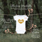 Bump And Beyond Designs Baby Girls First Birthday Outfit For One Year Old - One Gold Glitter Heart Shirt (12-18 Months)