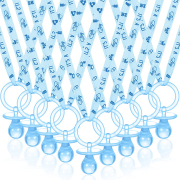 Coume 60 Pieces Baby Shower Pacifiers Necklace Acrylic Pacifiers Necklace Charm Party Favors For Girls Boys Baby Shower Party De