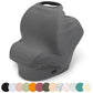 Breathable Nursing Cover Up And Car Seat Cover For Babies Simka Rose - Breastfeeding Cover For Baby Boy & Girl - Adjustable Stre