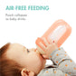Boon Nursh Reusable Silicone Baby Bottles With Collapsible Silicone Pouch Design - Everyday Baby Essentials - Stage 2 Medium Flo