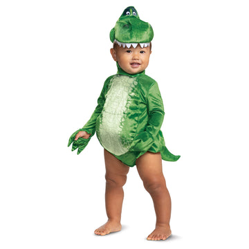 Disguise Baby Boys Rex Infant Costume, Green, (12-18 Mths)