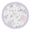 Sweet Jojo Designs Lavender Purple, Pink, Grey and White Shabby Chic Playmat Tummy Time Baby and Infant Play Mat for Watercolor 