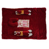 Nisma Newborn Baby Bedding Set | Soft & Comfortable Maroon Baby Blanket with Head Pillow, Neck Support Pillow & Bolsters | Infan