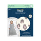 HALO Sleepsack Micro-Fleece Wearable Blanket, TOG 1.0, Leopard Pink, Large