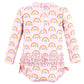 Hudson Baby Baby Girl'S Toddler Swimsuit, Classic Rainbow