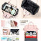 Baby Diaper Bag Backpack With Changing Pad, Pacifier Case - Pink Diaper Bags For Girl Boy Newborn Unisex Infant Toddler - Baby T