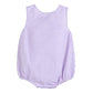 Lil Cactus Baby Boys And Girls Purple Gingham Bubble Romper, 12-18 Months