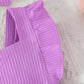 Fullfamous Infant Baby Girl Clothes Outfits Romper Spring Summer Clothing Onesie Bodysuit Jumpsuit Ropa De Bebe Nia Purple 0-3 M