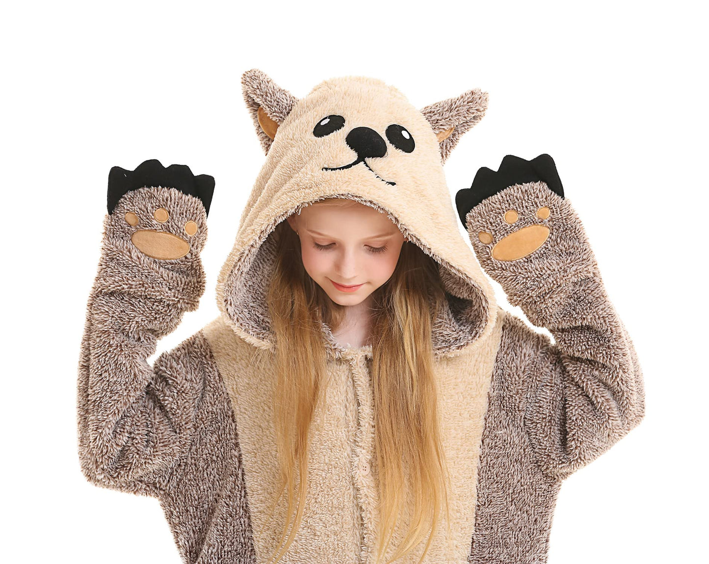Atoz Onesie For Kids, Animal Pajamas Halloween Cosplay Costume For Girls Boys, Sea Otter 6-7Y