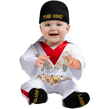 Rubie'S Baby Boys Elvis Costume Party Supplies, Multi-Color, 0-6 Months Us