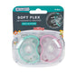 Dr. Talbot'S Soft-Flex Orthodontic Pacifiers 0-6 Months, Pink/Aqua, 2 Pack