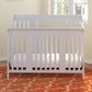 Storkcraft Tuscany 4-In-1 Convertible Crib (White) - Easily Converts To Toddler Bed, Day Bed Or Full Bed, 3 Position Adjustable