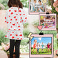 Bomdeals Adorable Cute Toddler Baby Girls Clothes Set,Long Sleeve T-Shirt +Pants Outfit(Age(5T), Whitered)