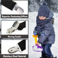 Uttpll Glove Clips Stainless Steel Gloves Clips For Kids Babys Toddlers Winter Boys Girls Elastic Mitten Clips 2 Pairs Black One