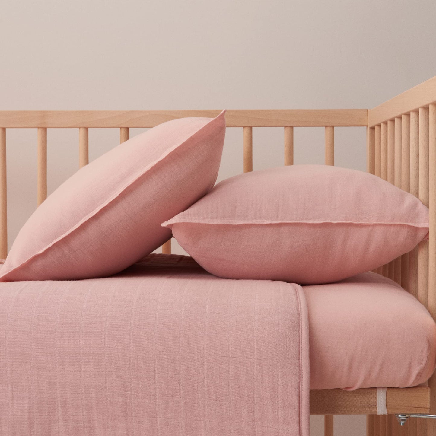 Barooga Toddler Pillowcase, 14'X19', 2 Pack, Muslin Baby Pillow Cases, 100% Cotton, Fits Pillows Sized 12'X16', 13'X18', O