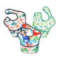 Pandaear 3 Pack Super Light Weight Baby Bib, Waterproof, Washable, Stain Oil And Odor Resistant 12-48 Months (Boy)