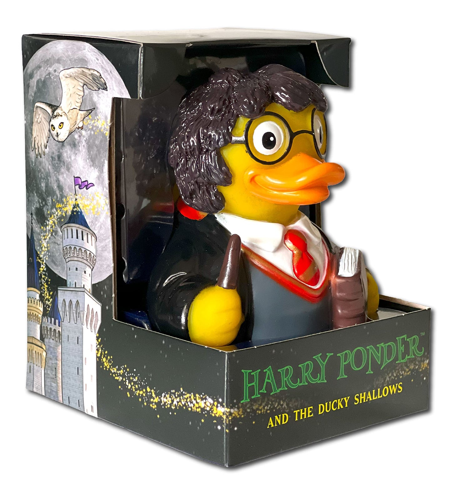 CelebriDucks - Harry Ponder - Floating Rubber Ducks - Collectible Bath Toy Gift for Kids & Adults of All Ages