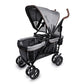 Summer Infant 3Dlite Wagon Convenience Lightweight Stroller for Infants, Accommodates up to 50 Pounds and Holds 2 Children, Blac