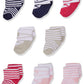 Luvable Friends Baby Boys Newborn And Terry Socks, Stripe Ballet, 0-6 Months Us