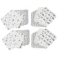 Spasilk Washcloth Wipes Set For Newborn Boys And Girls, Soft Terry Washcloth Set, Pack Of 20, Gray Celestial